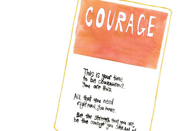 On being courageous